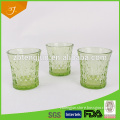 7Oz cup coloured glass